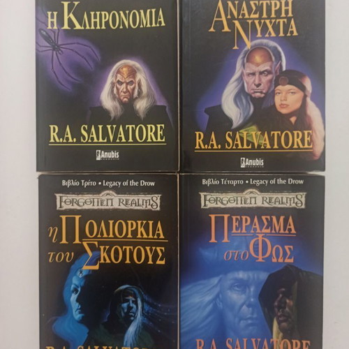 Legacy of the Drow used 4-book series by R.A. Salvatore