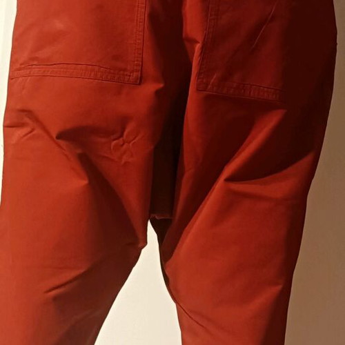 Men's red pants like new Black Label baggy drop crotch