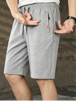 Men's summer bermuda shorts new, grey, L/XL