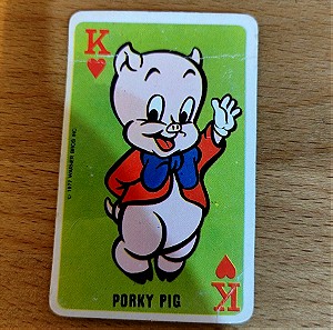 Porky Pig vintage κάρτα 1977 Warner Bros