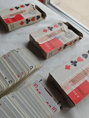 Paigniocharta Greek Monopoly Playing Cards like new, set of 3