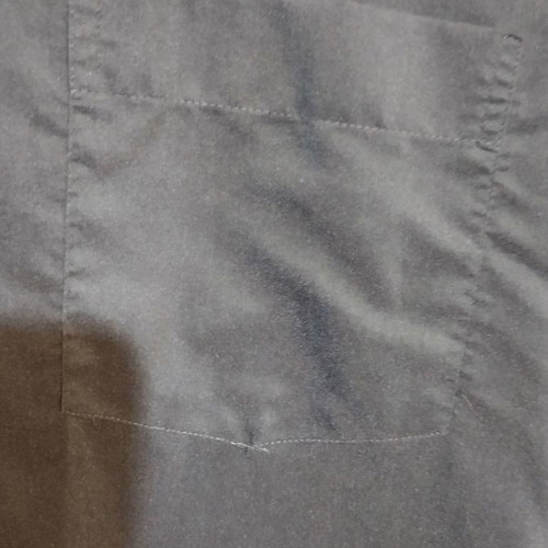 Fulvio deste men's shirt large used, black wrinkle-free