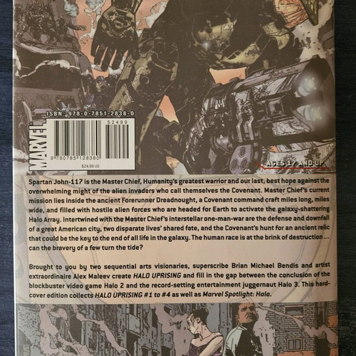 Comic Book Halo Uprising hardcover like new