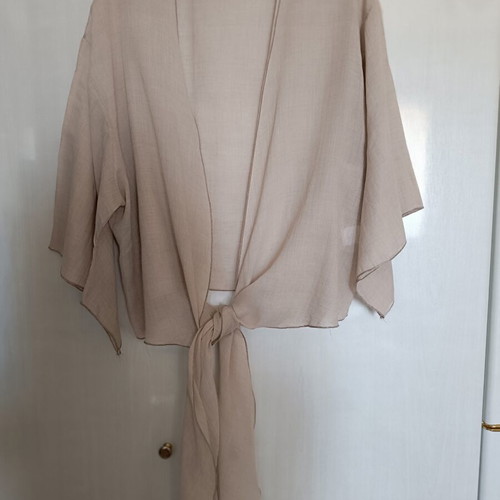 Celestino beige kimono sleeve cardigan, lightweight, size L