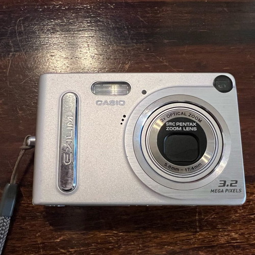 Casio Exilim camera used, 3.2 megapixel without charger