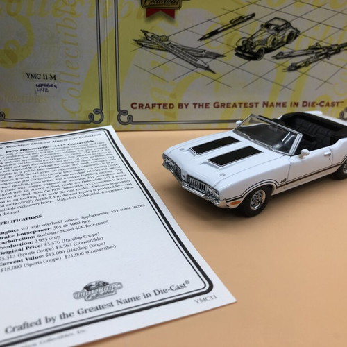 Matchbox Collectibles 1970 Oldsmobile 442 Convertible new, white