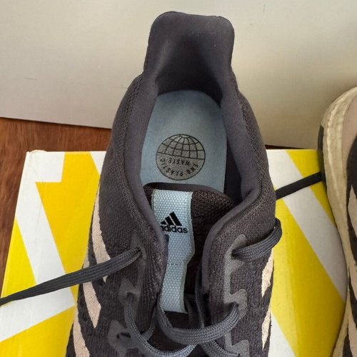 Adidas Ultra Boost running shoes used, size 47.5, black and beige