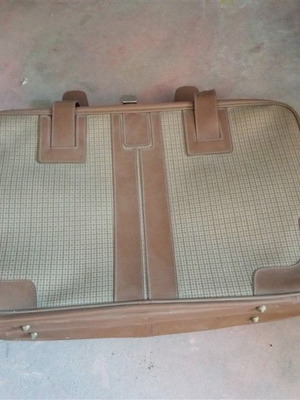 Vintage suitcase used for decor