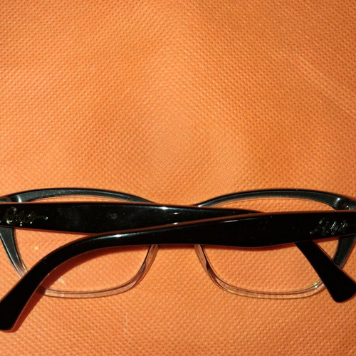 Ralph by Ralph Lauren 7081 eyeglass frames used, black acetate