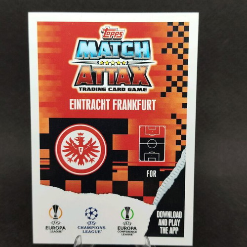 Συλλεκτική κάρτα Kolo Muani Eintracht Frankfurt σαν καινούργιο TOPPS MATCH ATTAX