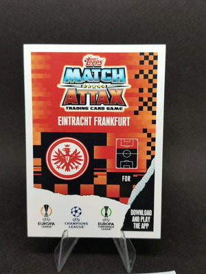 Συλλεκτική κάρτα Kolo Muani Eintracht Frankfurt σαν καινούργιο TOPPS MATCH ATTAX