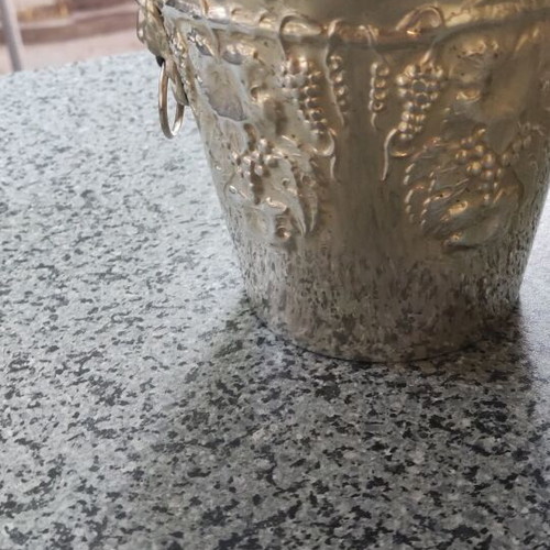 Ice bucket vintage carved used