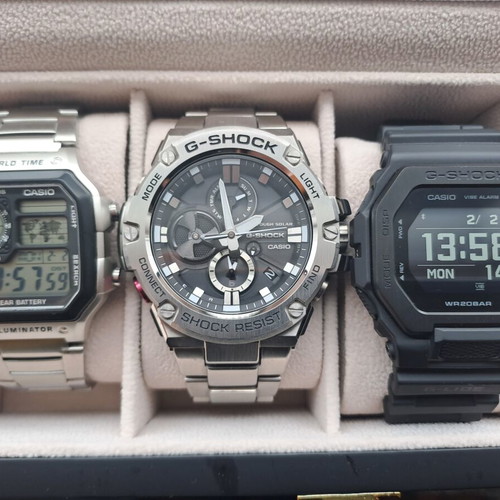 Casio G-Shock GST watch like new, men's, gray