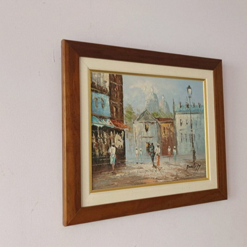 Oil painting by Burnett used, 35x30 cm framed
