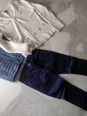 Σετ ρούχων για κορίτσι 6/7 ετών Benetton μεταχειρισμένο