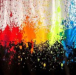  Mονή κουρτίνα - Cosmic Burst - Crayola Dream in Color Collection.
