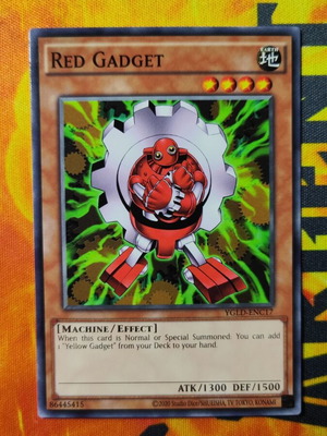 Red Gadget Yu-Gi-Oh! card new