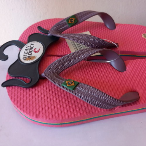 Flip-flops for girls new, sizes 27/28 and 29/30, pink-purple
