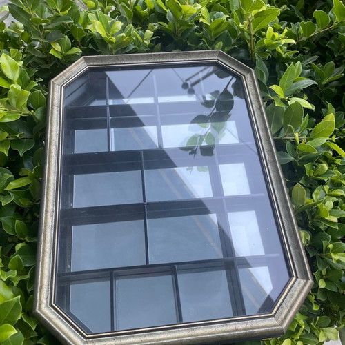 Frame used with opening door and mirror