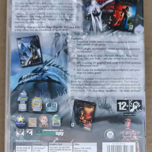 Spellforce Platinum Edition PC like new, Original Game & Expansion I+II
