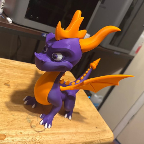 3D Print Figure Spyro the Dragon 26cm like new