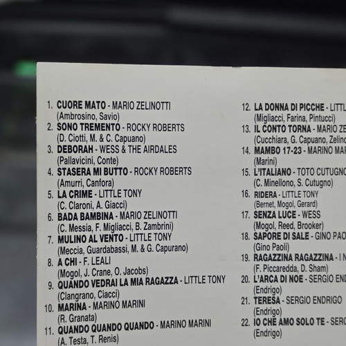 Ciao CD used, unforgettable Italian pop hits 1992