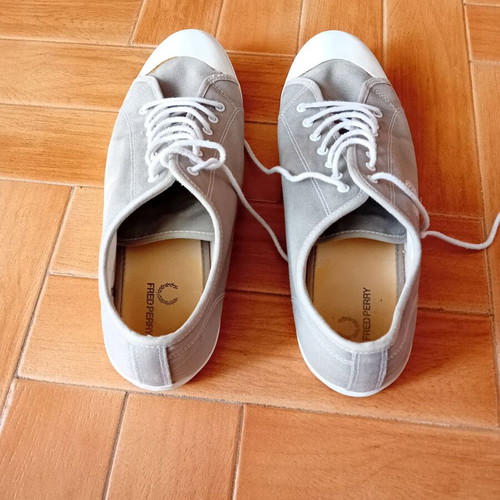 Fred Perry men's shoes used, gray size 45