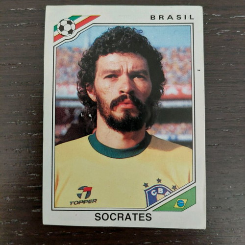 Panini World Cup Mexico 86 Socrates card like new