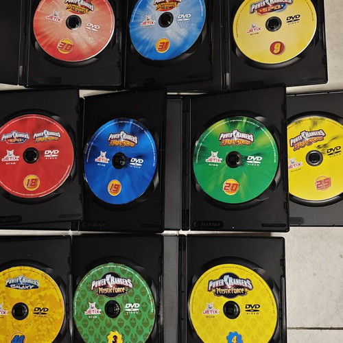 Power Rangers 10 DVD pack, dubbed series