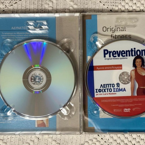Prevention fitness DVDs new, set of 8