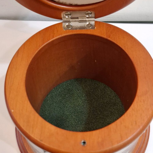 Chopard Royal Selangor Pewter & Wood Happy Clown Storage Box like new