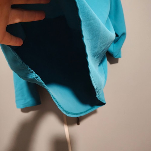 Turquoise shirt blouse new, comfortable fit, size S