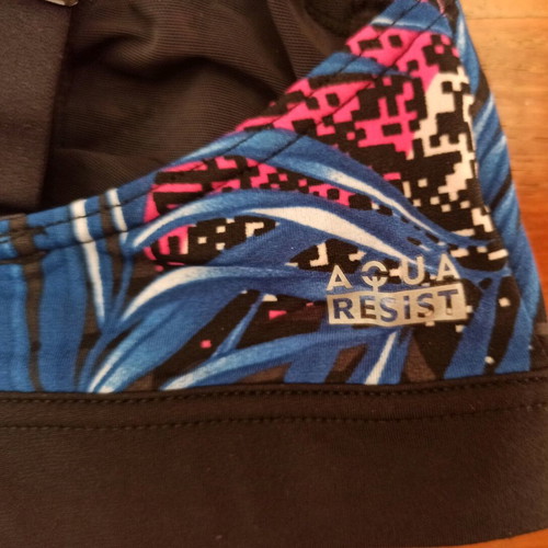Nabaiji swim bikini Medium - Large new, black and blue