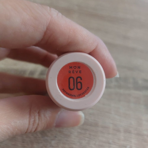 Mon Reve Blush Bar sheer moisturising blush stick used, shade 06
