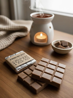 Snap Bar handmade chocolate wax melt 50g with 12 cubes