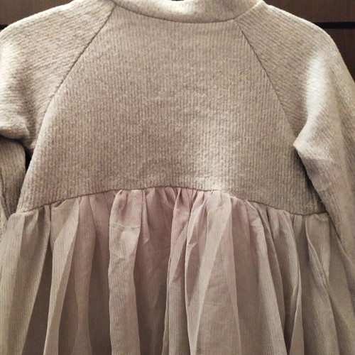Φόρεμα Zara γκρι σαν καινούργιο, μέγεθος 104 cm για 4 ετών