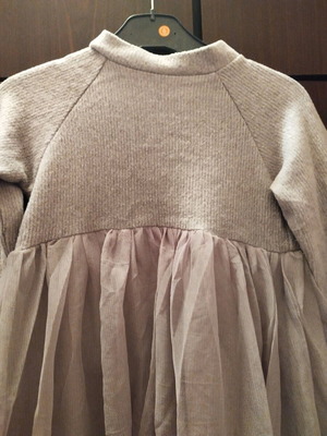 Φόρεμα Zara γκρι σαν καινούργιο, μέγεθος 104 cm για 4 ετών