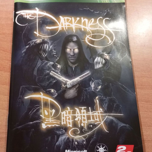 The Darkness Xbox 360 game used with manual