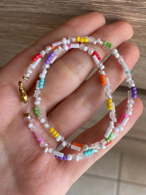 Handmade double bracelet inspired by Barbie Fairytopia, colorful