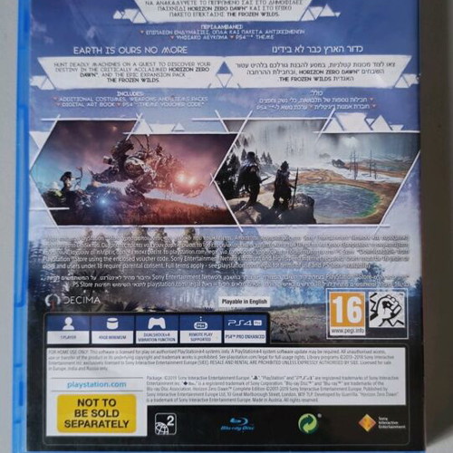 Horizon Zero Dawn for PS4 like new