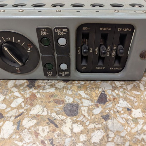 Telecommunications center panel