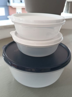 Tupperware set of three containers, new, 1.4L and two 300ml