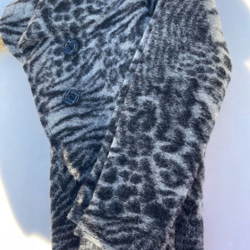 Women's outerwear with zebra pattern like new, One Size
