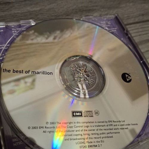 Marillion The Best of Marillion CD like new, progressive rock compilation