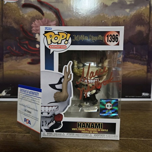 Hanami Funko Pop 1396 Jujutsu Kaisen new, signed by Marie Westbrook