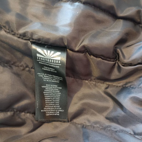 Funky Buddha leather jacket 2XL, black