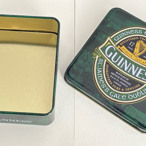 Collectible metal Guinness box new