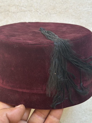 Bordeaux Ottoman Fesi Payitaht Fesi for Traditional Events