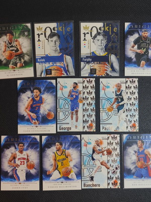 Panini Court Kings & Origins πακέτο μπασκετικών καρτών, 11 κάρτες, σαν καινούργιο