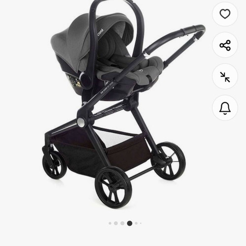 3-in-1 stroller like new, folds like a book, reversible